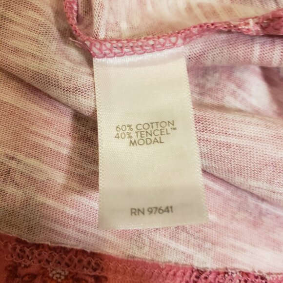 J. Jill Popover Sleeveless Pink Floral Tunic Tank Ladies Small - Picture 8 of 10